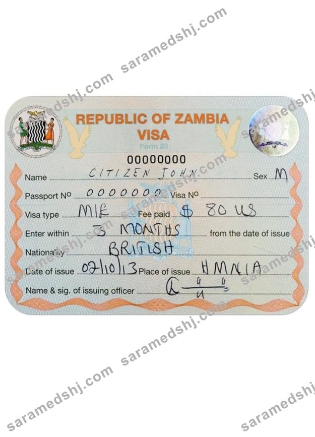 ZAMBIA visa